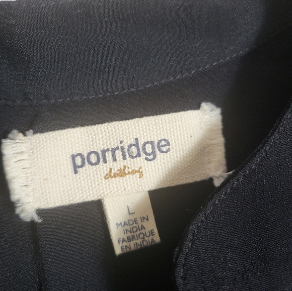 Anthropology's Porridge crepe sleeveless top women's L #2732 - Picture 3 of 5